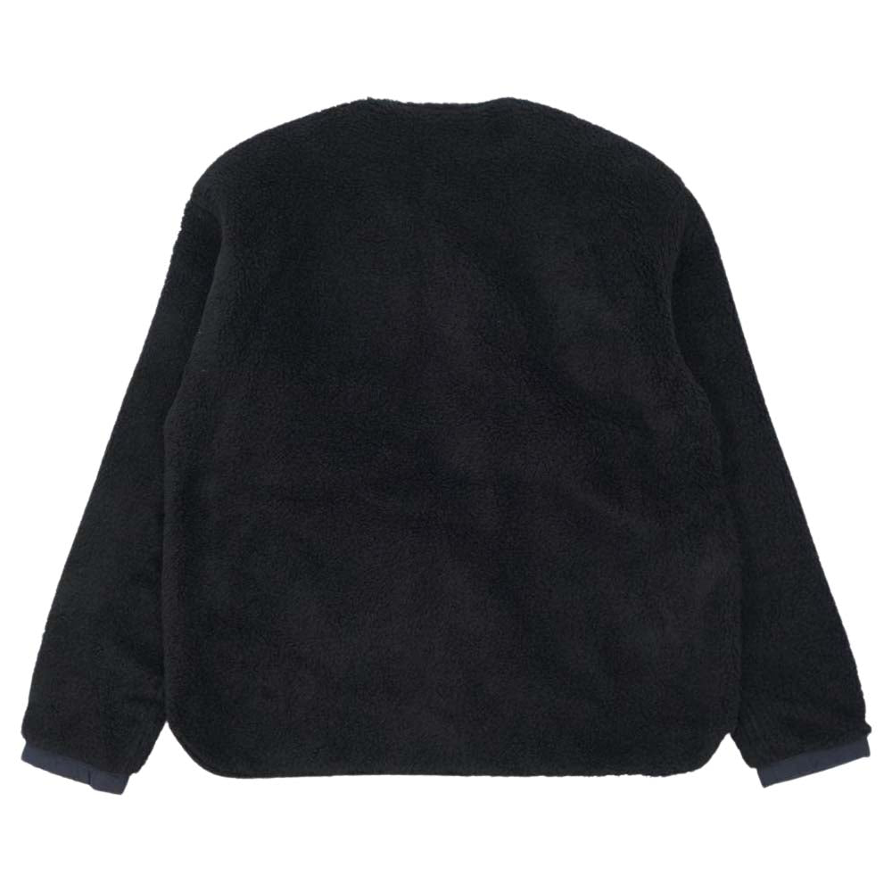 SASAFRAS ササフラス SF-191519 Crazy Gardener Jacket Nylon Quilt Taffeta Boa クレイジーガーデナージャケット ナイロンタフタ ボア ブラック系 L【新古品】【未使用】【中古】