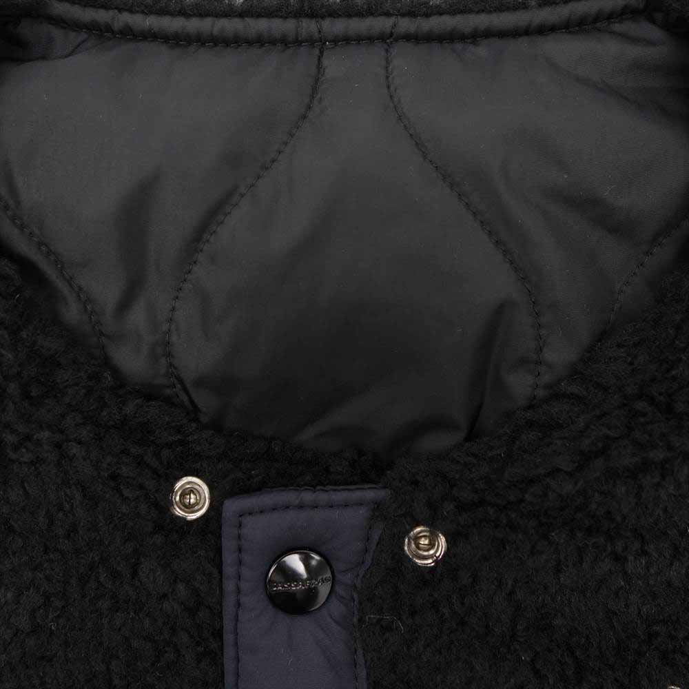 SASAFRAS ササフラス SF-191519 Crazy Gardener Jacket Nylon Quilt Taffeta Boa クレイジーガーデナージャケット ナイロンタフタ ボア ブラック系 L【新古品】【未使用】【中古】