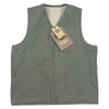 Buzz Rickson's バズリクソンズ BR14886 日本製 WOOL PILE VEST ウール パイル ベスト リバーシブル カーキ系 40【新古品】【未使用】【中古】