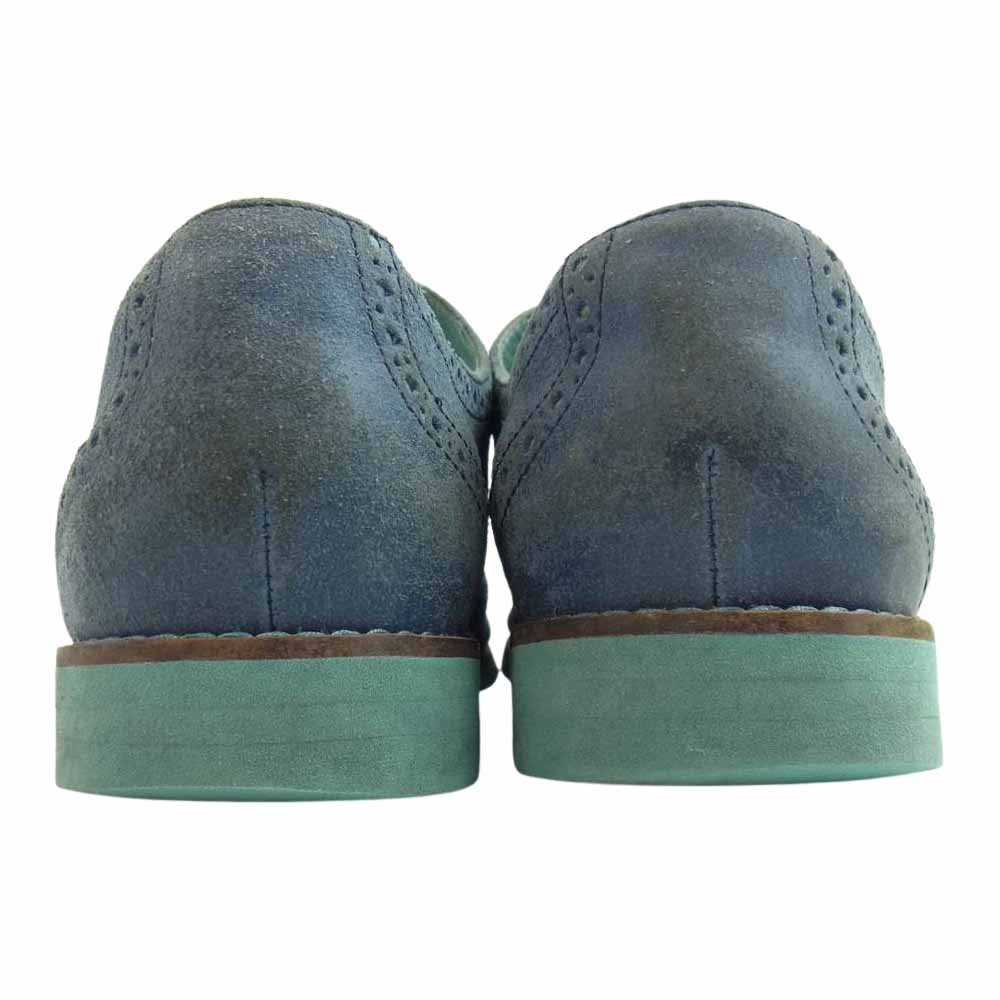 COLE HAAN コールハーン Alisa アリサ ウィングチップ オックスフォード シューズ ブルーグリーン系 7【中古】