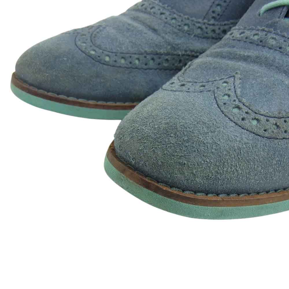 COLE HAAN コールハーン Alisa アリサ ウィングチップ オックスフォード シューズ ブルーグリーン系 7【中古】