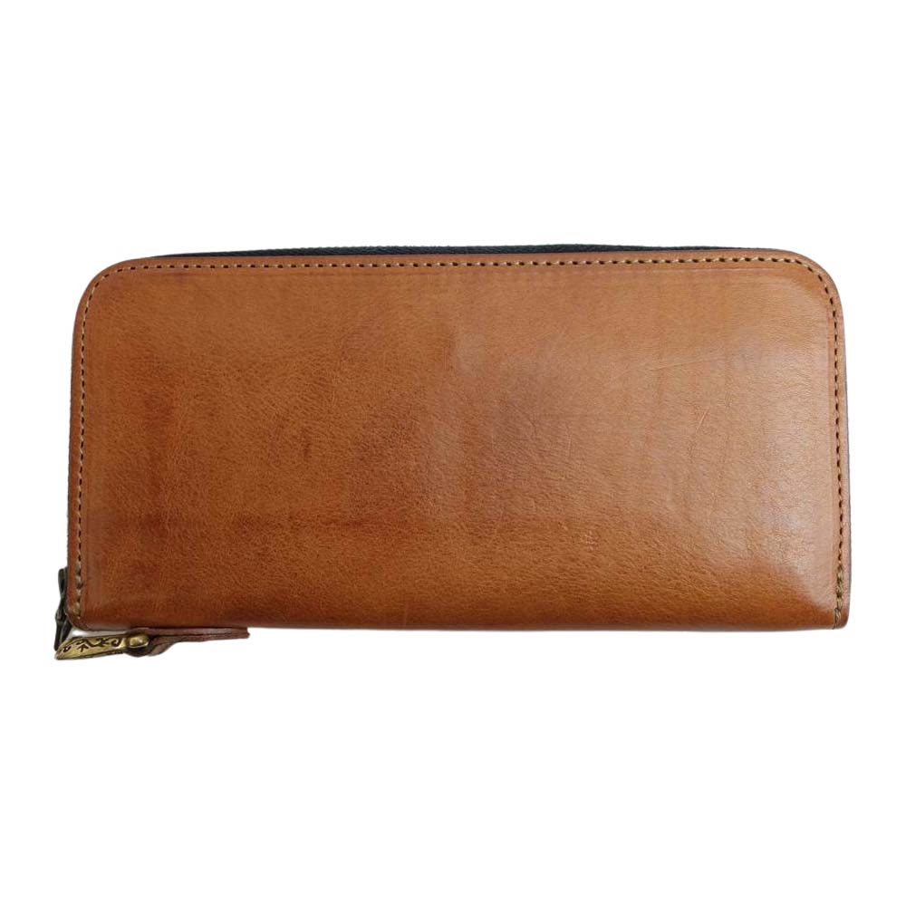 ISAMUKATAYAMA BACKLASH イサムカタヤマバックラッシュ G409-01 galcia LONG LEATHER WALLET BRASS MARIA ガルシア ブラスマリア レザー ウォレット ブラウン系【中古】