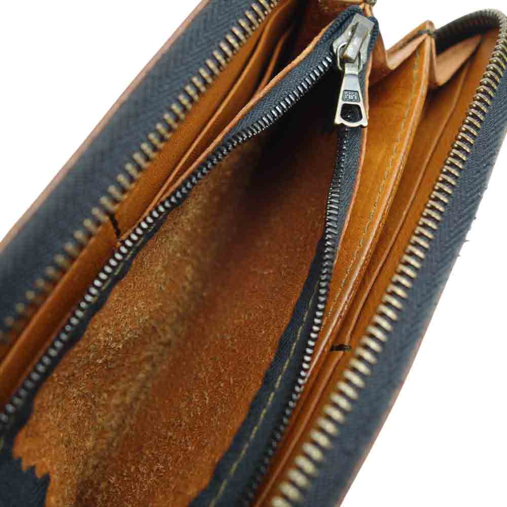 ISAMUKATAYAMA BACKLASH イサムカタヤマバックラッシュ G409-01 galcia LONG LEATHER WALLET BRASS MARIA ガルシア ブラスマリア レザー ウォレット ブラウン系【中古】
