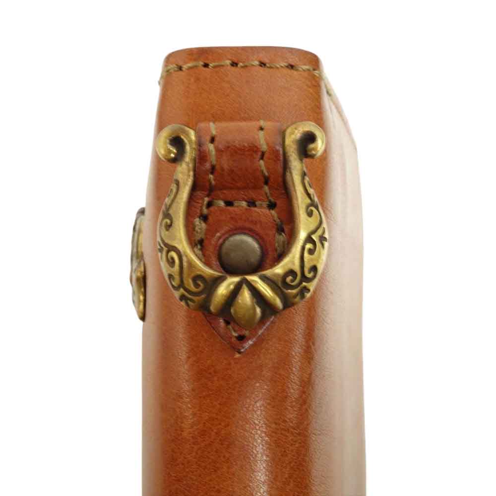 ISAMUKATAYAMA BACKLASH イサムカタヤマバックラッシュ G409-01 galcia LONG LEATHER WALLET BRASS MARIA ガルシア ブラスマリア レザー ウォレット ブラウン系【中古】