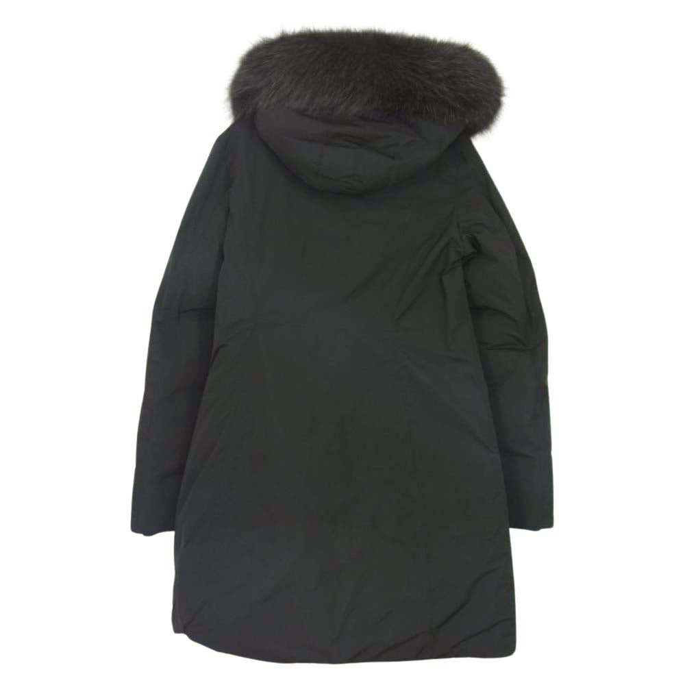 WOOLRICH ウールリッチ WWOU0423B IENA イエナ 別注 MAPLE ダウン コート ブラック系 S【新古品】【未使用】【中古】