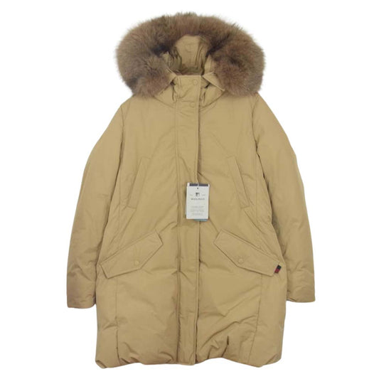 WOOLRICH ウールリッチ WWOU0443B JOURNAL STANDARD 別注 COCOON PARKA SMU コクーンパーカ ダウン コート ベージュ系 S【新古品】【未使用】【中古】