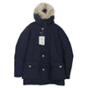 WOOLRICH ウールリッチ WOOU0383B BEAMS F 別注 ウール ARCTIC PARKA HI COLLAR アークティック パーカー ダウン コート ネイビー系 XS【新古品】【未使用】【中古】