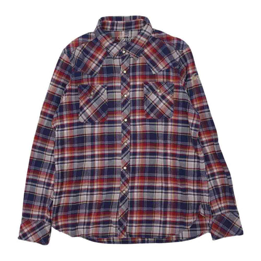 TMT ティーエムティー TSH-F1303 STANDARD CHECK SHIRT スタンダード チェックシャツ マルチカラー系【中古】