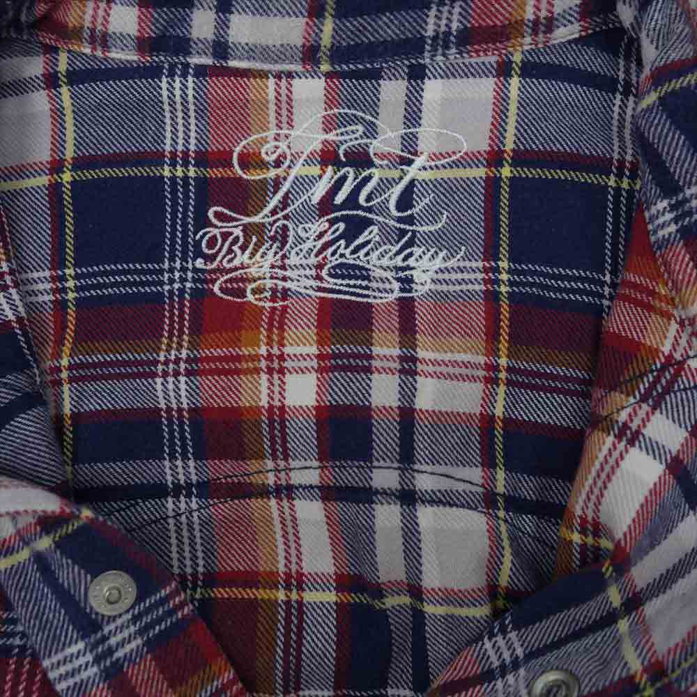 TMT ティーエムティー TSH-F1303 STANDARD CHECK SHIRT スタンダード チェックシャツ マルチカラー系【中古】