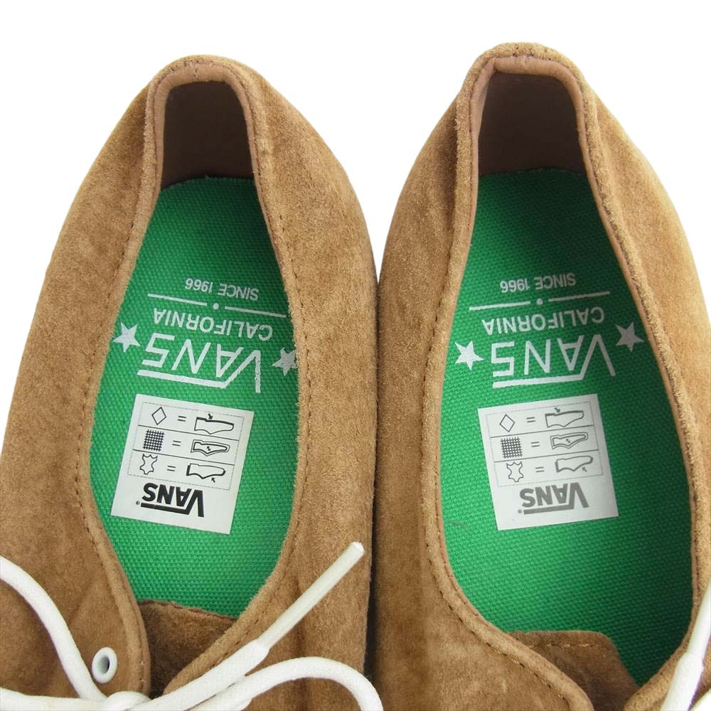 VANS バンズ カリフォルニアコレクション Authentic Decon CA オーセンティック スニーカー ブラウン系 28㎝【中古】