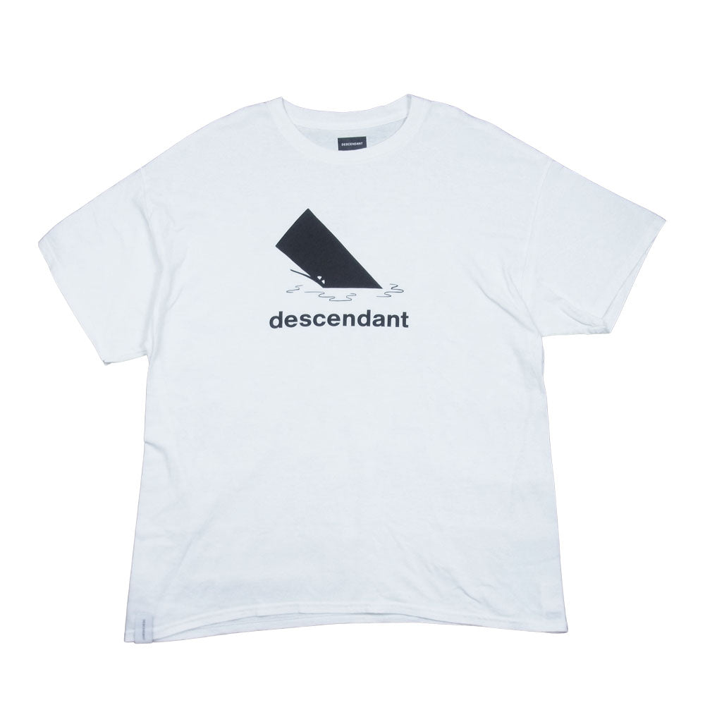DESCENDANT ディセンダント 201NTDS-STM01HS SPY HOP SS HIROSHIMA EXCLUSIVE プリント Tシャツ ホワイト系 4【中古】