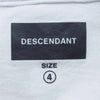 DESCENDANT ディセンダント 201NTDS-STM01HS SPY HOP SS HIROSHIMA EXCLUSIVE プリント Tシャツ ホワイト系 4【中古】