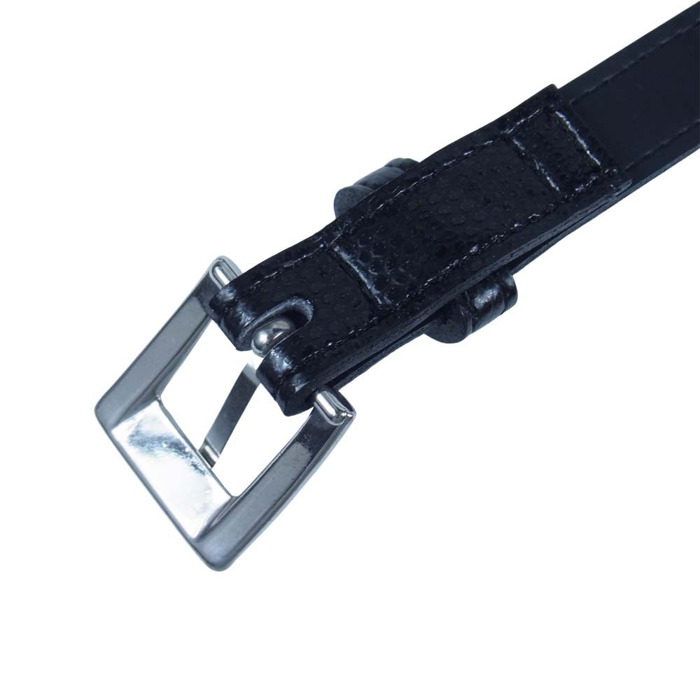 WTAPS ダブルタップス 211MYDT-AC01 T15 BELT PVC 細ベルト ブラック系 L【極上美品】【中古】