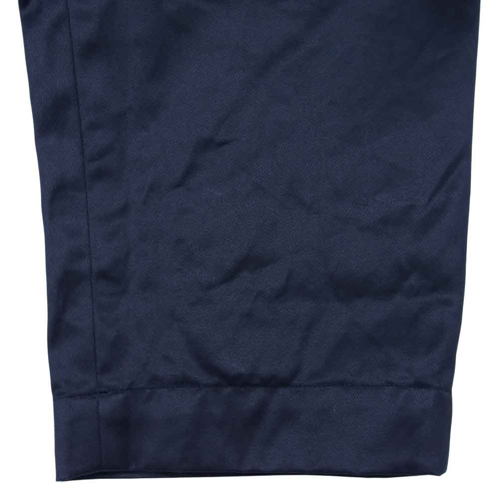 WTAPS ダブルタップス 211TQDT-PTM02 21SS TUCK 02 TROUSERS COTTON TWILL ツイル トラウザー パンツ ネイビー系 L【中古】