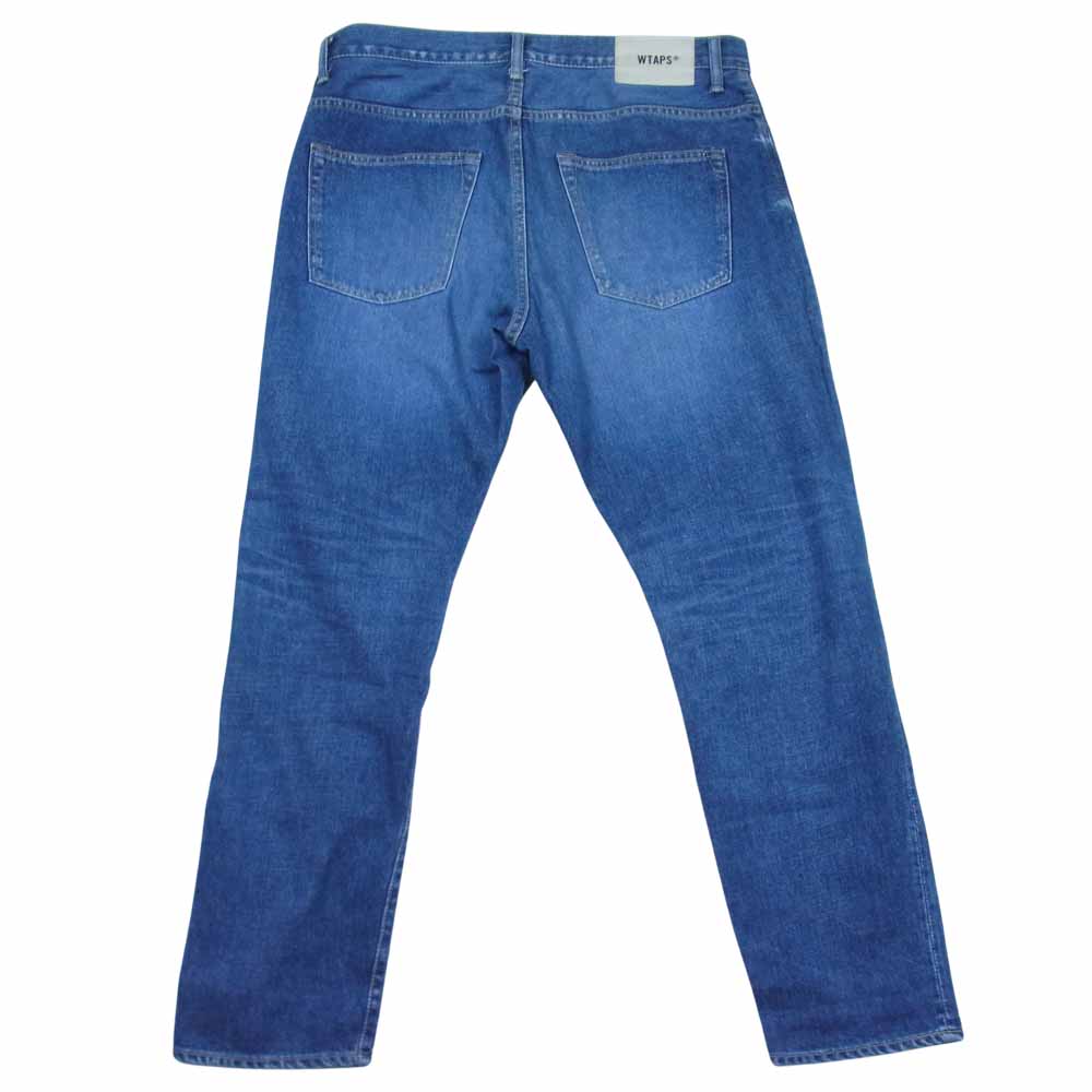 WTAPS ダブルタップス 181WVDT-PTM01 18SS BAGGIE WASHED TROUSERS COTTON DENIM INDIGO バギー デニム インディゴブルー系 L【中古】