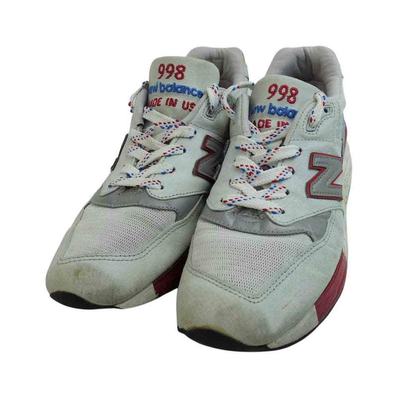 NEW BALANCE ニューバランス M998BT ローカット スニーカー GRAY 27cm【中古】