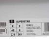 adidas アディダス FV2813 SUPERSTAR スーパースター サイドロゴ ローカット スニーカー ホワイト系 27.5cm【中古】