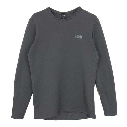 THE NORTH FACE ノースフェイス NU65152 L/S HOT CREW ロングスリーブ 長袖 ホット クルー インナー カットソー グレー ダークグレー系 M【中古】