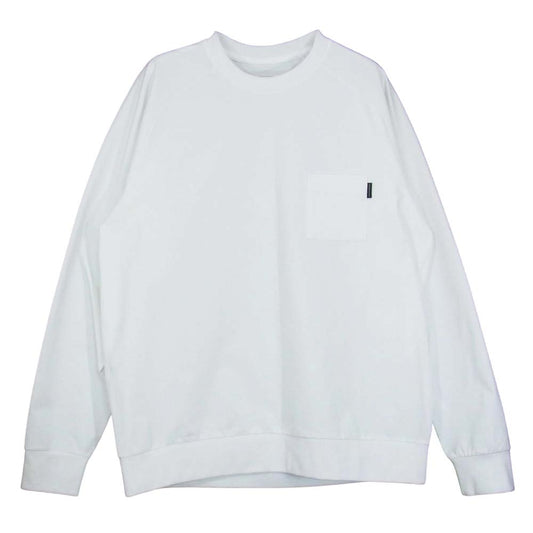 THE NORTH FACE ノースフェイス NT11967 L/S Airy Relax Tee ロングスリーブ 長袖 エアリーリラックス Tシャツ ホワイト系 M【中古】
