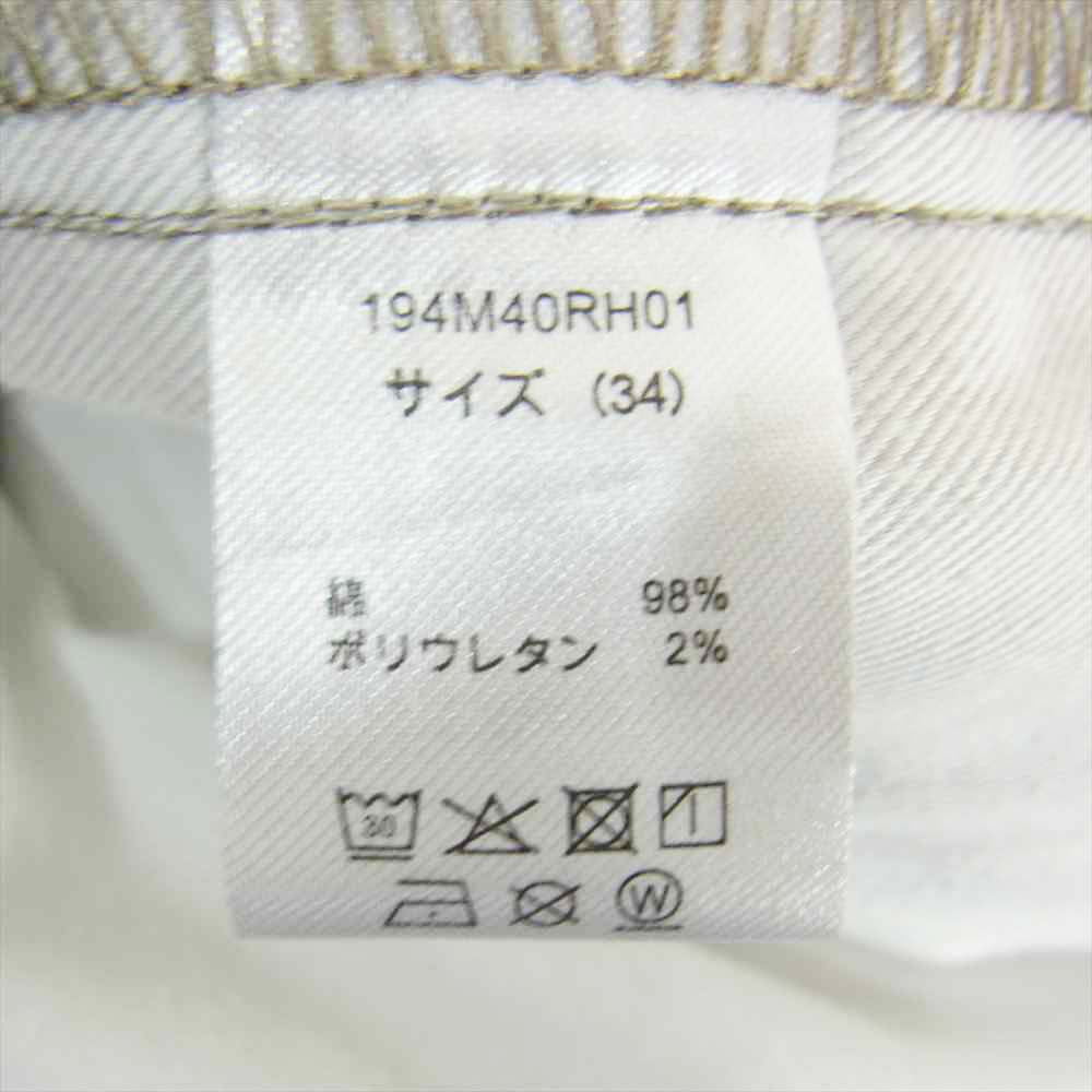 Ron Herman ロンハーマン × Dickies ディッキーズ チノ ワーク パンツ ベージュ ベージュタグ ベージュ系 34【中古】