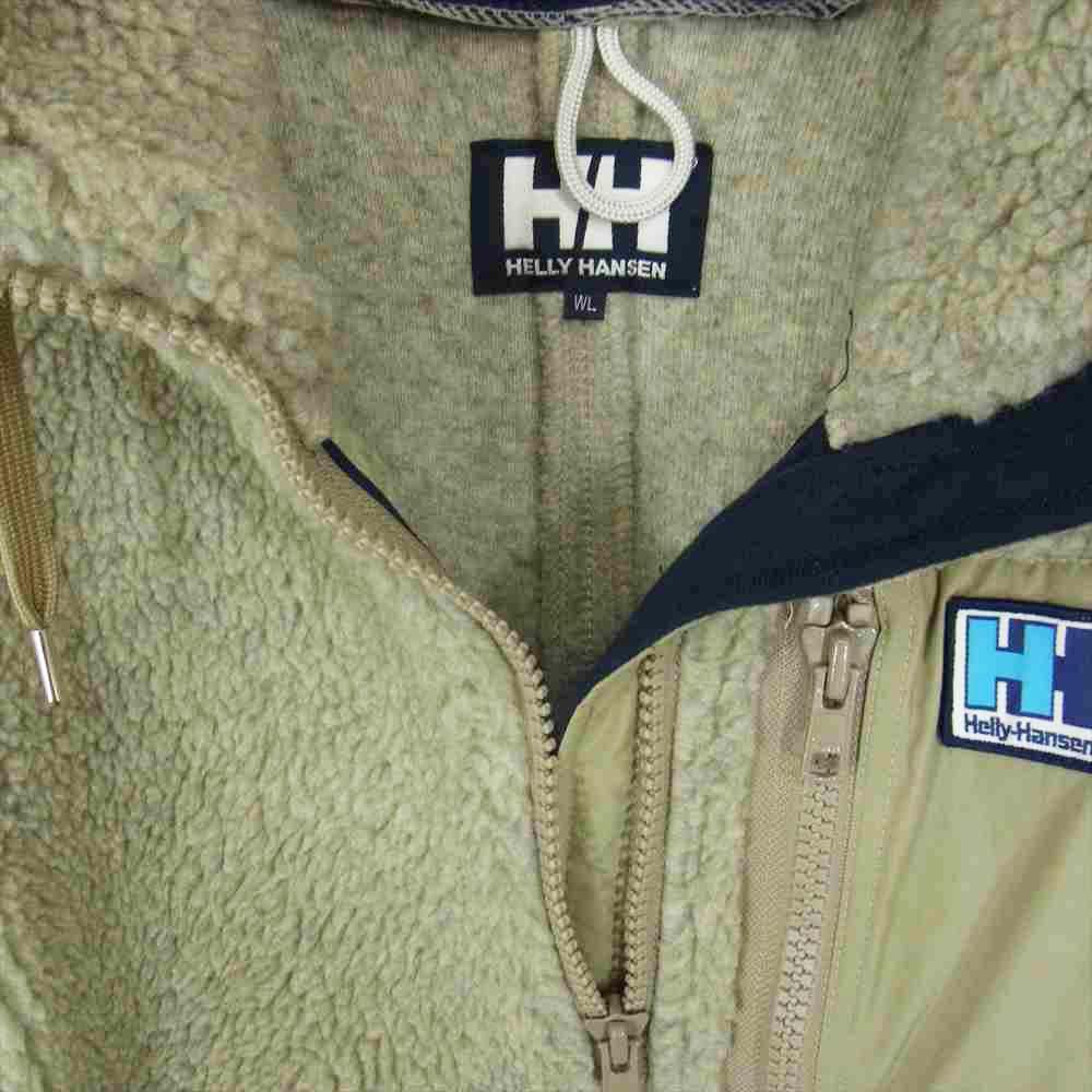 ヘリーハンセン HOE51254 FIBER PILE THERMO HOODIE ファイバー パイル サーモ フーディー フリース ジャケット カーキ系 WL【中古】