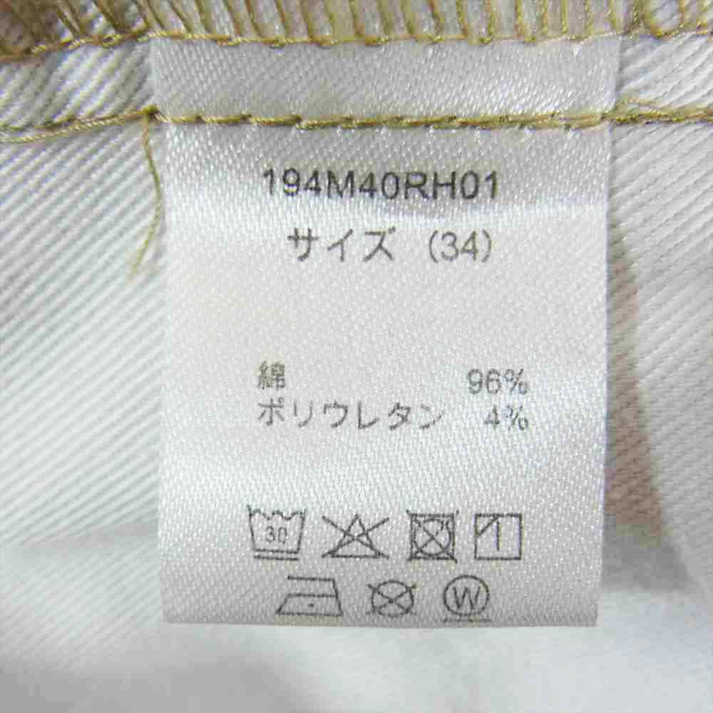 Ron Herman ロンハーマン × Dickies ディッキーズ チノ ワーク パンツ ベージュ 白タグ ベージュ系 34【中古】