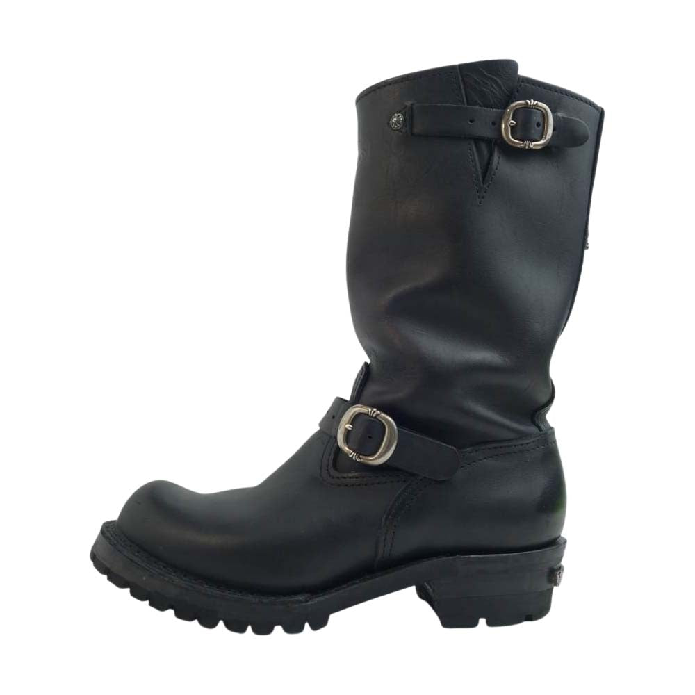 CHROME HEARTS クロムハーツ（原本有） × WESCO ウエスコ BOSS ボス ダガー エンジニア ブーツ ブラック系 9E【中古】