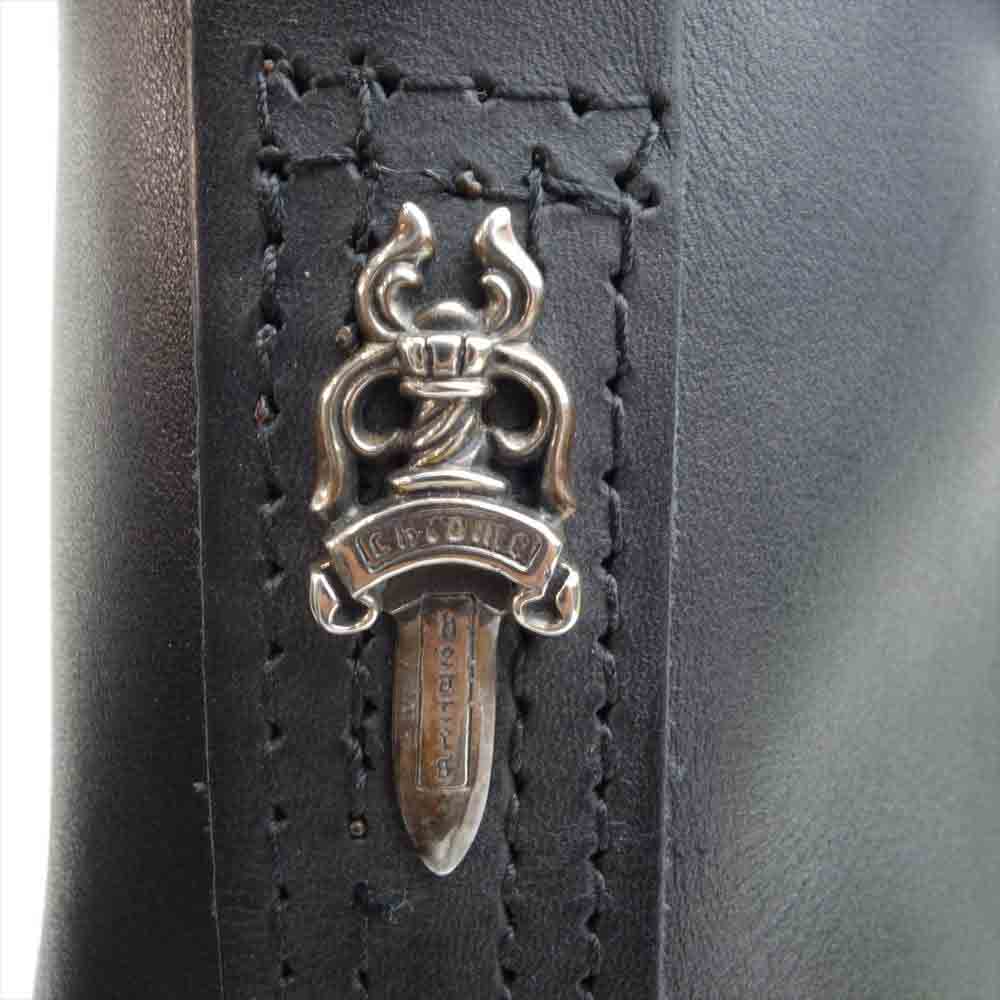 CHROME HEARTS クロムハーツ（原本有） × WESCO ウエスコ BOSS ボス ダガー エンジニア ブーツ ブラック系 9E【中古】