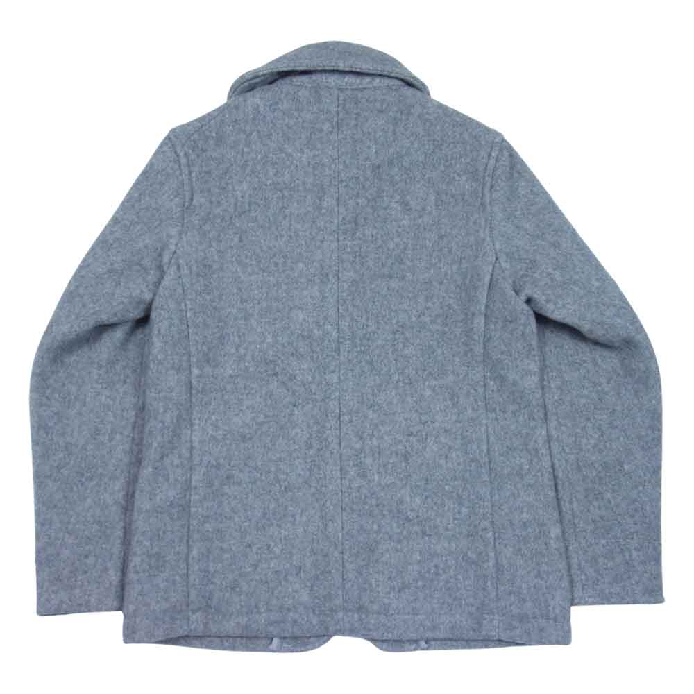Danton ダントン JD-8237 丸襟 ウール モッサ ジャケット 日本製 グレー系 38【中古】