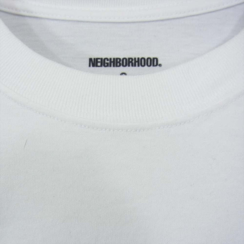NEIGHBORHOOD ネイバーフッド 21SS  PICK YOUR KING /C-TEE.LS プリント Tシャツ ホワイト系 S【中古】