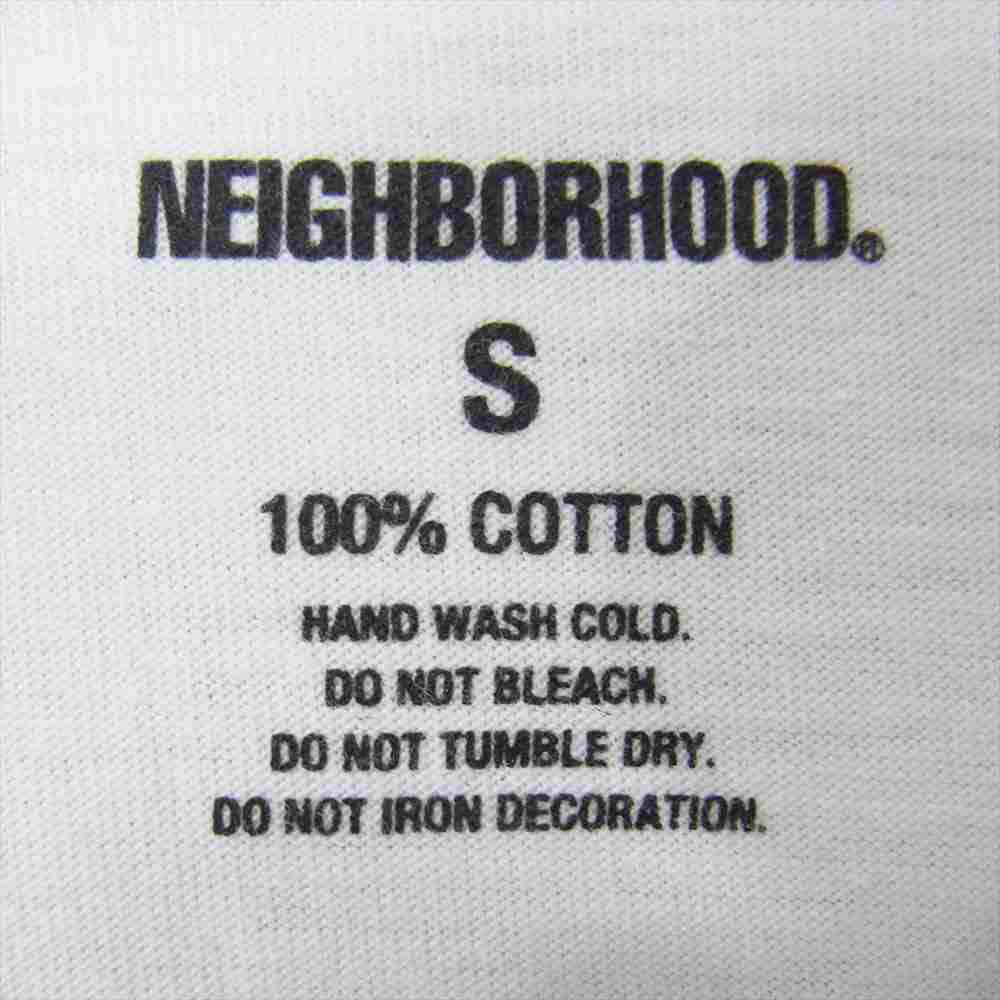 NEIGHBORHOOD ネイバーフッド 21SS  PICK YOUR KING /C-TEE.LS プリント Tシャツ ホワイト系 S【中古】