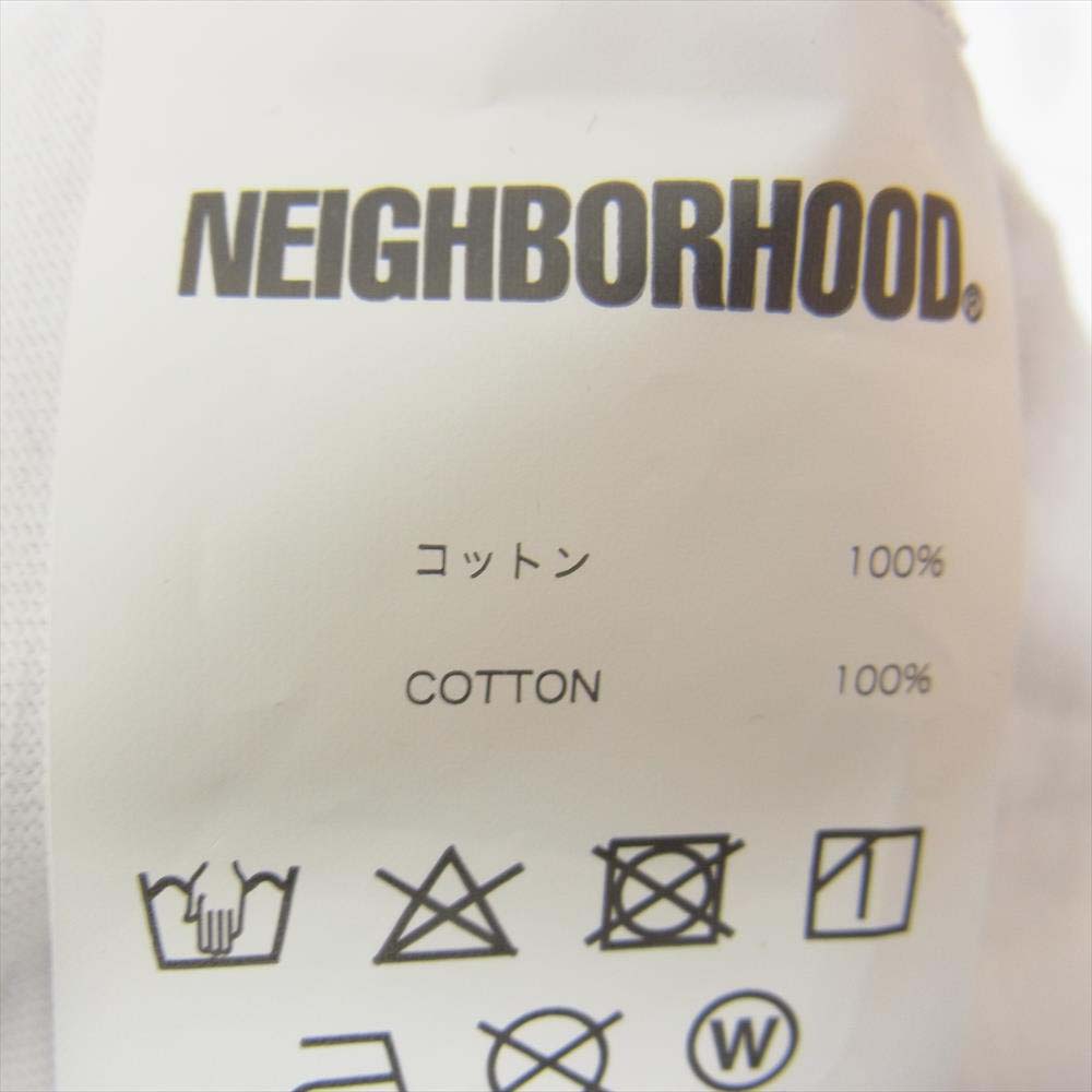 NEIGHBORHOOD ネイバーフッド 21SS  PICK YOUR KING /C-TEE.LS プリント Tシャツ ホワイト系 S【中古】