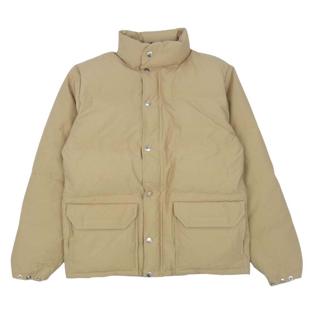HUMAN MADE ヒューマンメイド HM10JK001 バックロゴ ダウン ジャケット ベージュ系 S【中古】
