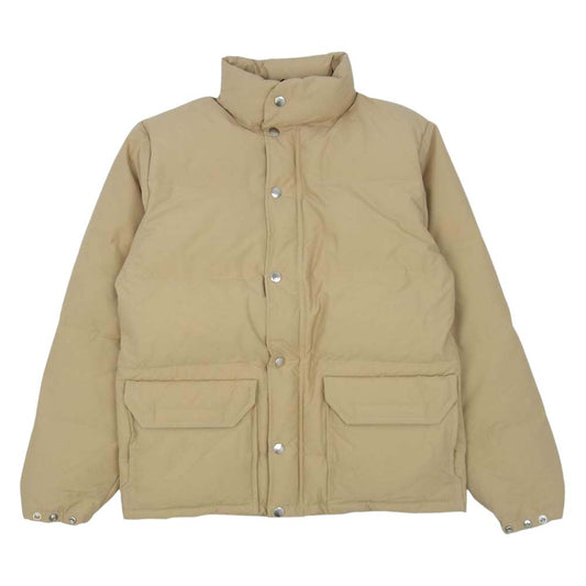HUMAN MADE ヒューマンメイド HM10JK001 バックロゴ ダウン ジャケット ベージュ系 S【中古】
