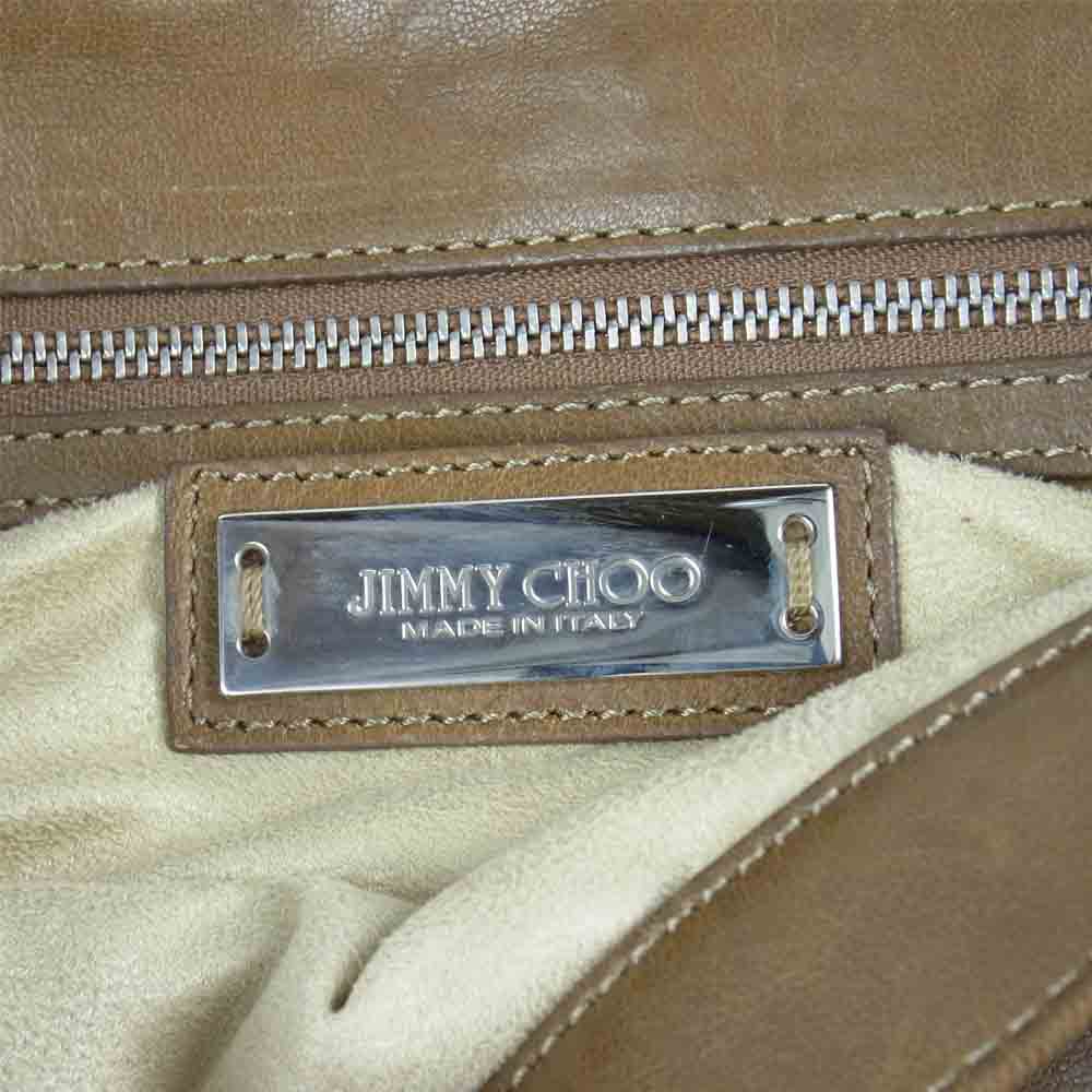 【美品】 JIMMY CHOO バイカーショルダーバッグ JIMMY CHOO ジミーチュウ BIKER バイカー レザー ショルダーバッグ