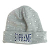 Supreme シュプリーム 20AW New Era Rhinestone Beanie ニューエラ ラインストーン ビーニー グレー系【中古】