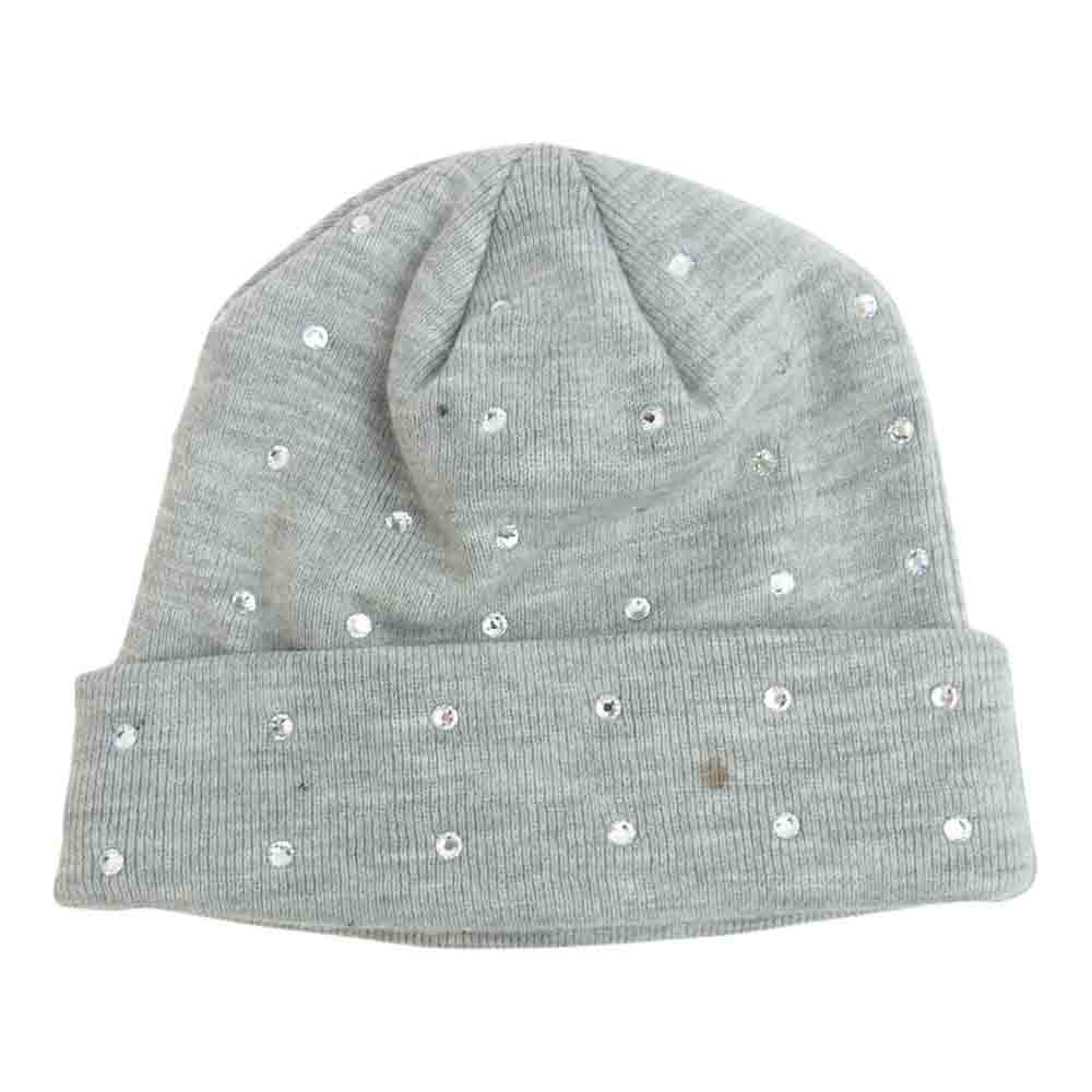 Supreme シュプリーム 20AW New Era Rhinestone Beanie ニューエラ ラインストーン ビーニー グレー系【中古】