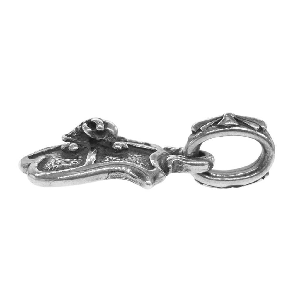 BILL WALL LEATHER ビルウォールレザー スカル プレート ペンダント トップ シルバー系【中古】
