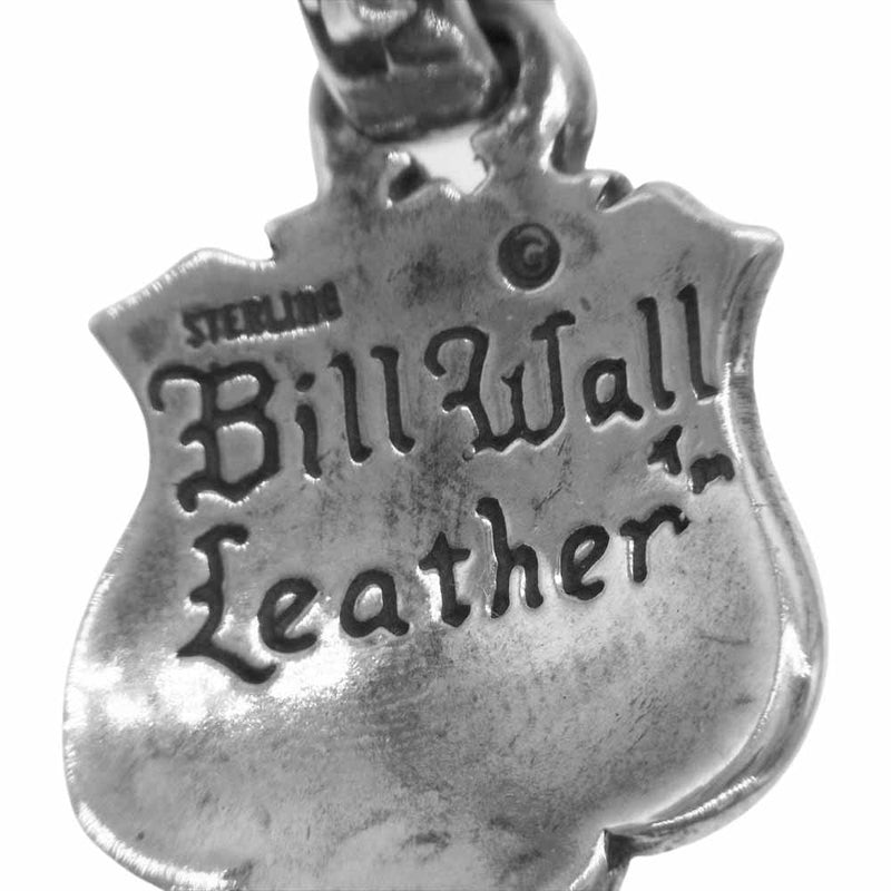 BILL WALL LEATHER ビルウォールレザー スカル プレート ペンダント トップ シルバー系【中古】
