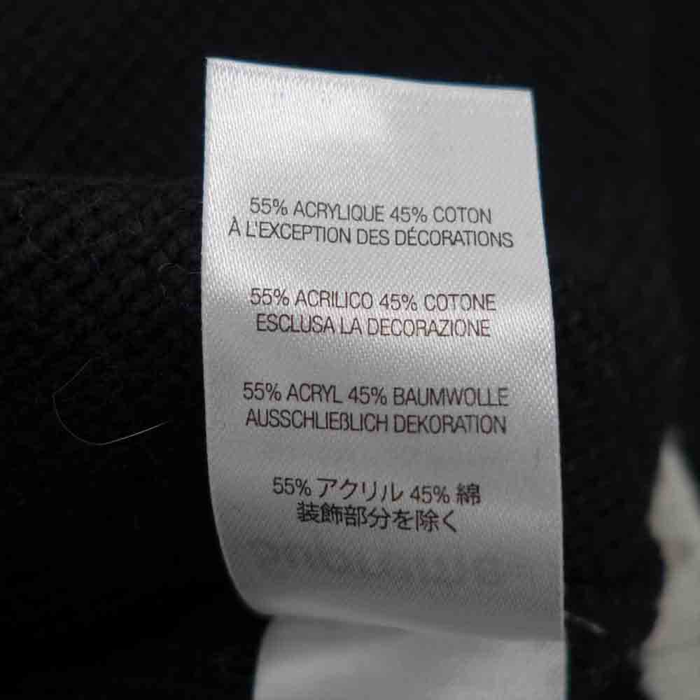 Supreme シュプリーム 21AW 2-Tone Hooded Sweater フーデッド プルオーバー ニット パーカー ブラック系【中古】