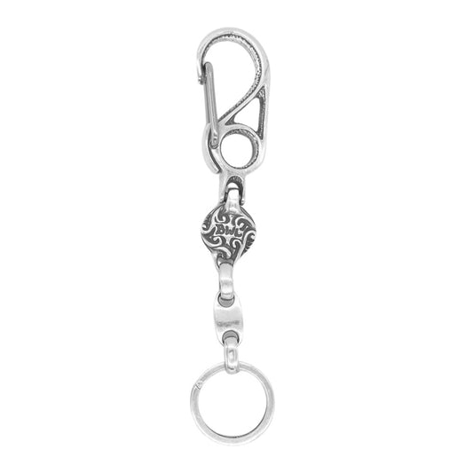 BILL WALL LEATHER ビルウォールレザー WAVE '98 KEY CHAIN LTD.999 ウェーブ キーチェーン シルバー系【中古】