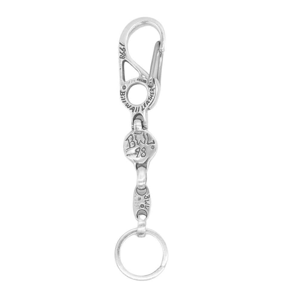 BILL WALL LEATHER ビルウォールレザー WAVE '98 KEY CHAIN LTD.999 ウェーブ キーチェーン シルバー系【中古】