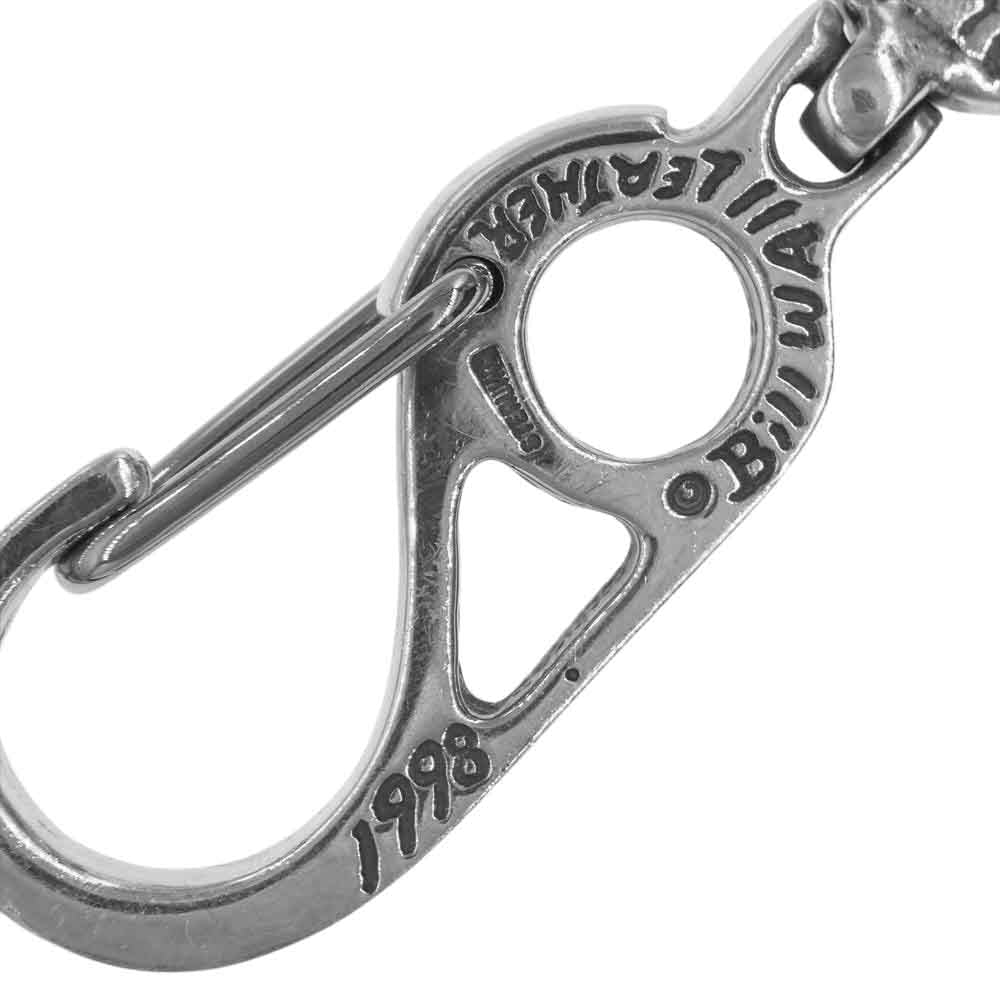 BILL WALL LEATHER ビルウォールレザー WAVE '98 KEY CHAIN LTD.999 ウェーブ キーチェーン シルバー系【中古】