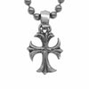 BILL WALL LEATHER ビルウォールレザー クルシフィックス クロス ボール チェーン ネックレス シルバー系【中古】