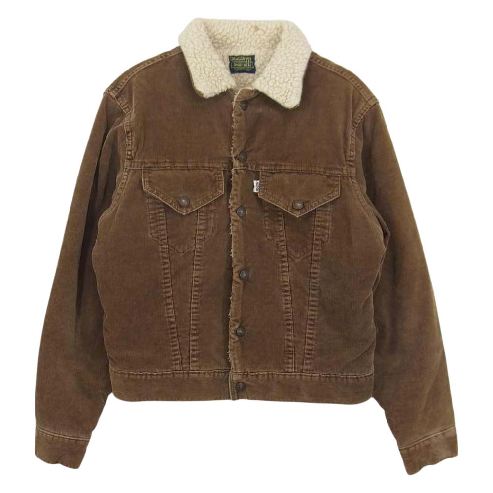 Denime ドゥニーム オリゾンティ コーデュロイ ボア ランチ ジャケット ブラウン系 36【中古】