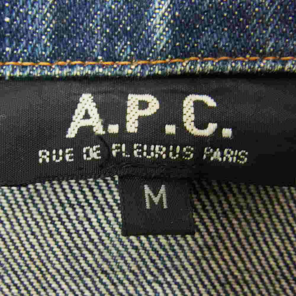 A.P.C. アーペーセー 2nd TYPE デニム ジャケット  インディゴブルー系 M【中古】