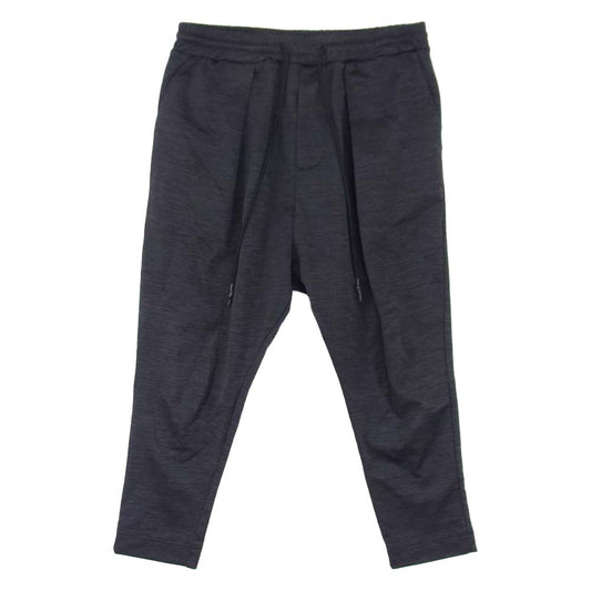 ripvanwinkle リップヴァンウィンクル 19SS RW-113 CROPPED JERSEY クロップド ジャージー パンツ ブラック系 3【中古】
