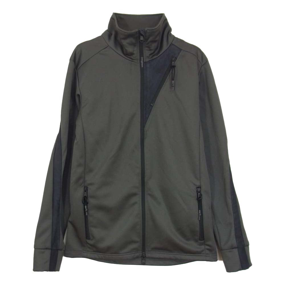 ripvanwinkle リップヴァンウィンクル 20SS RW-229 LEATHER LINE JERSEY JACKET ヌバックレザー切替 ジャージー トラック ジャケット グレー系 4【中古】