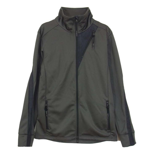ripvanwinkle リップヴァンウィンクル 20SS RW-229 LEATHER LINE JERSEY JACKET ヌバックレザー切替 ジャージー トラック ジャケット グレー系 4【中古】