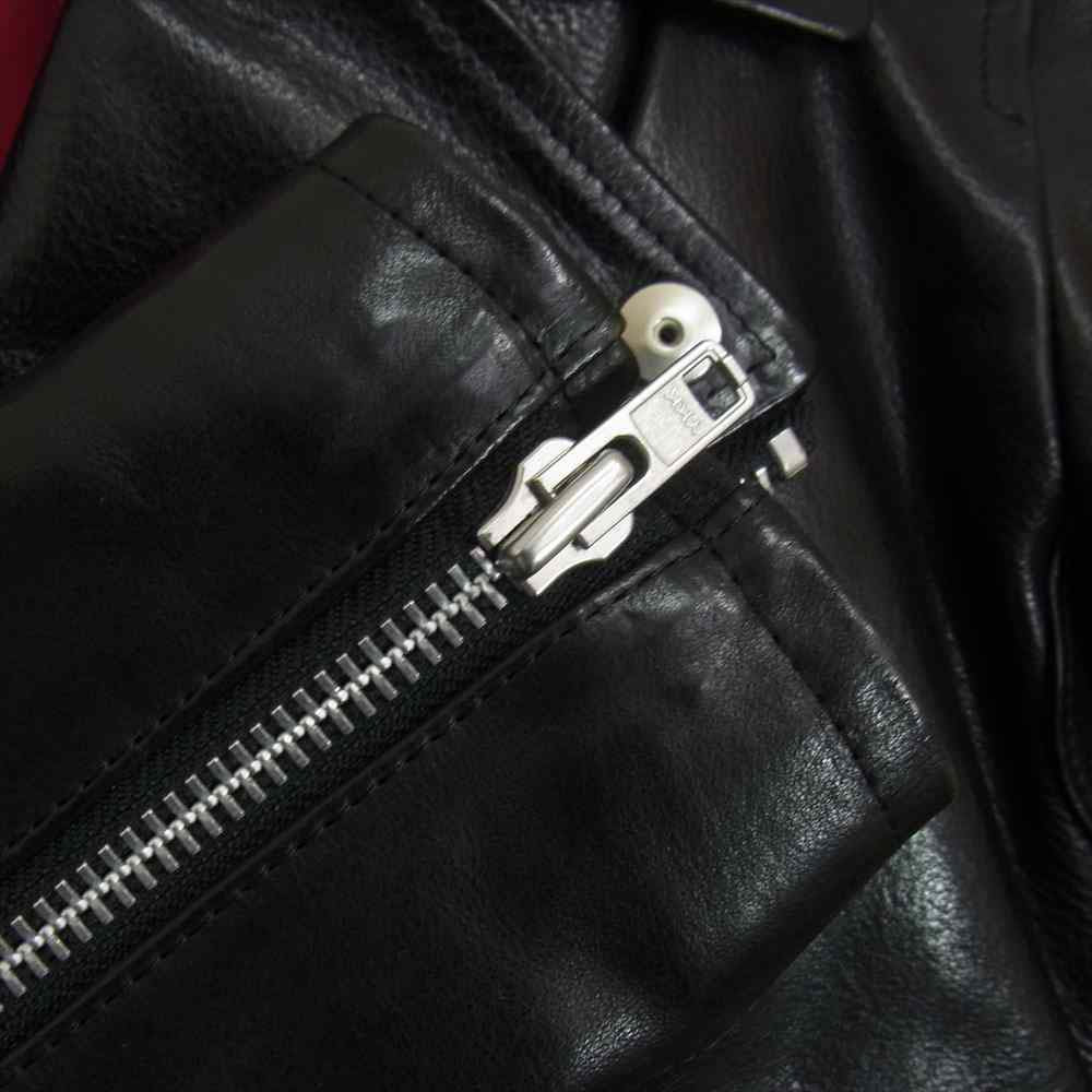 ISAMUKATAYAMA BACKLASH イサムカタヤマバックラッシュ 1572-02 オリーチェ イタリアン ショルダー ダブル ライダース ジャケット ブラック系 2【中古】